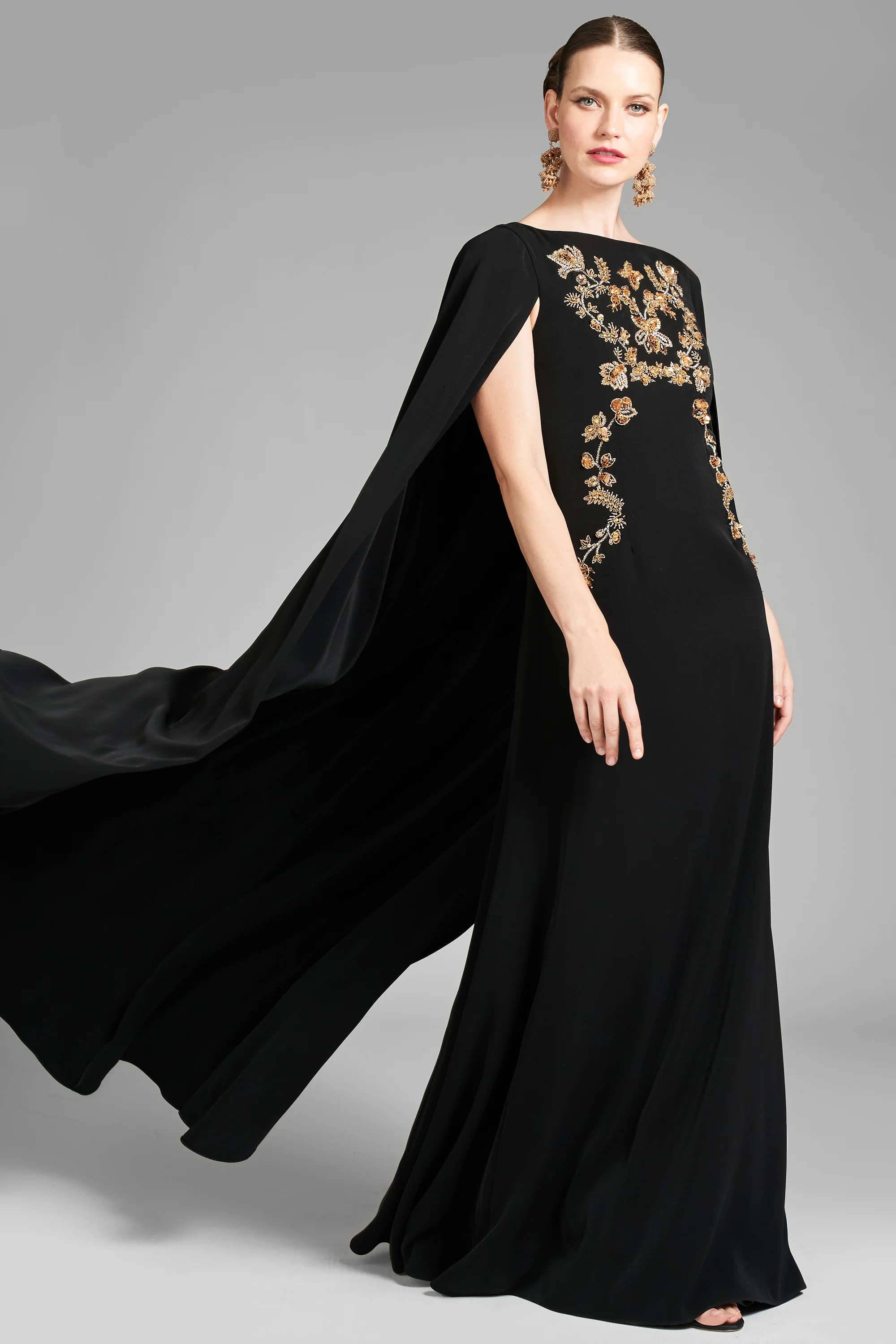 VITTORIA GOWN - BLACK - Image 3
