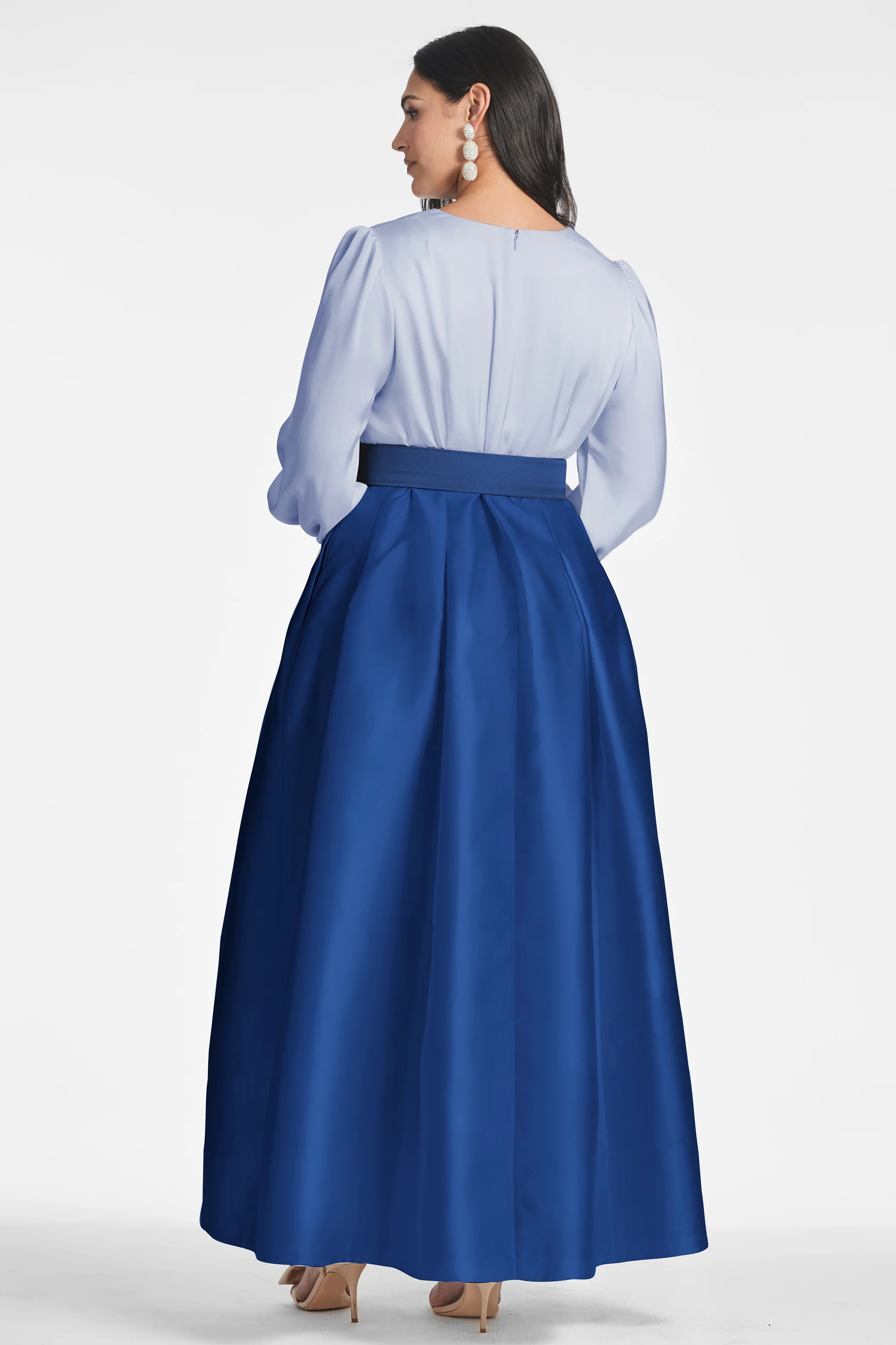 ZOE GOWN - PERIWINKLE/ECLIPSE - FINAL SALE - Image 6